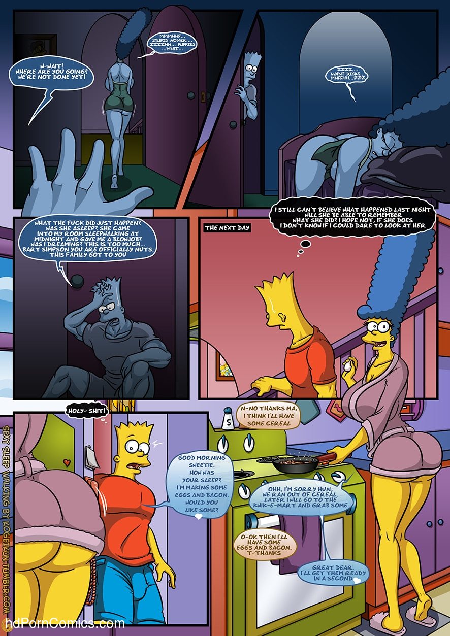 The Simpsons - Sexy Sleep Walking7 free sex comic